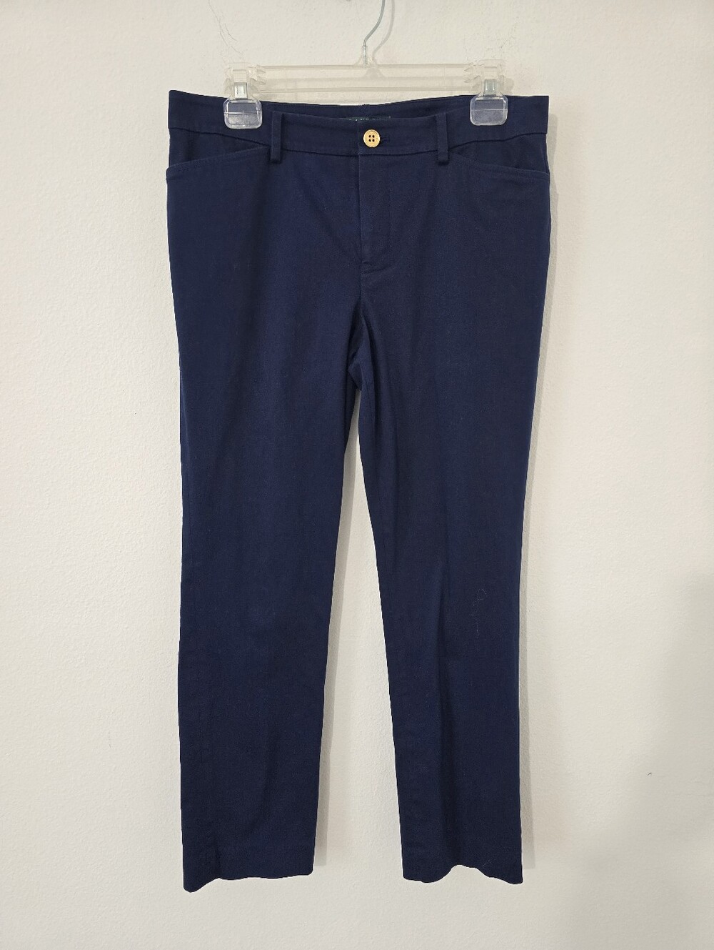 Lauren Ralph Lauren Navy Blue Stretch Pants